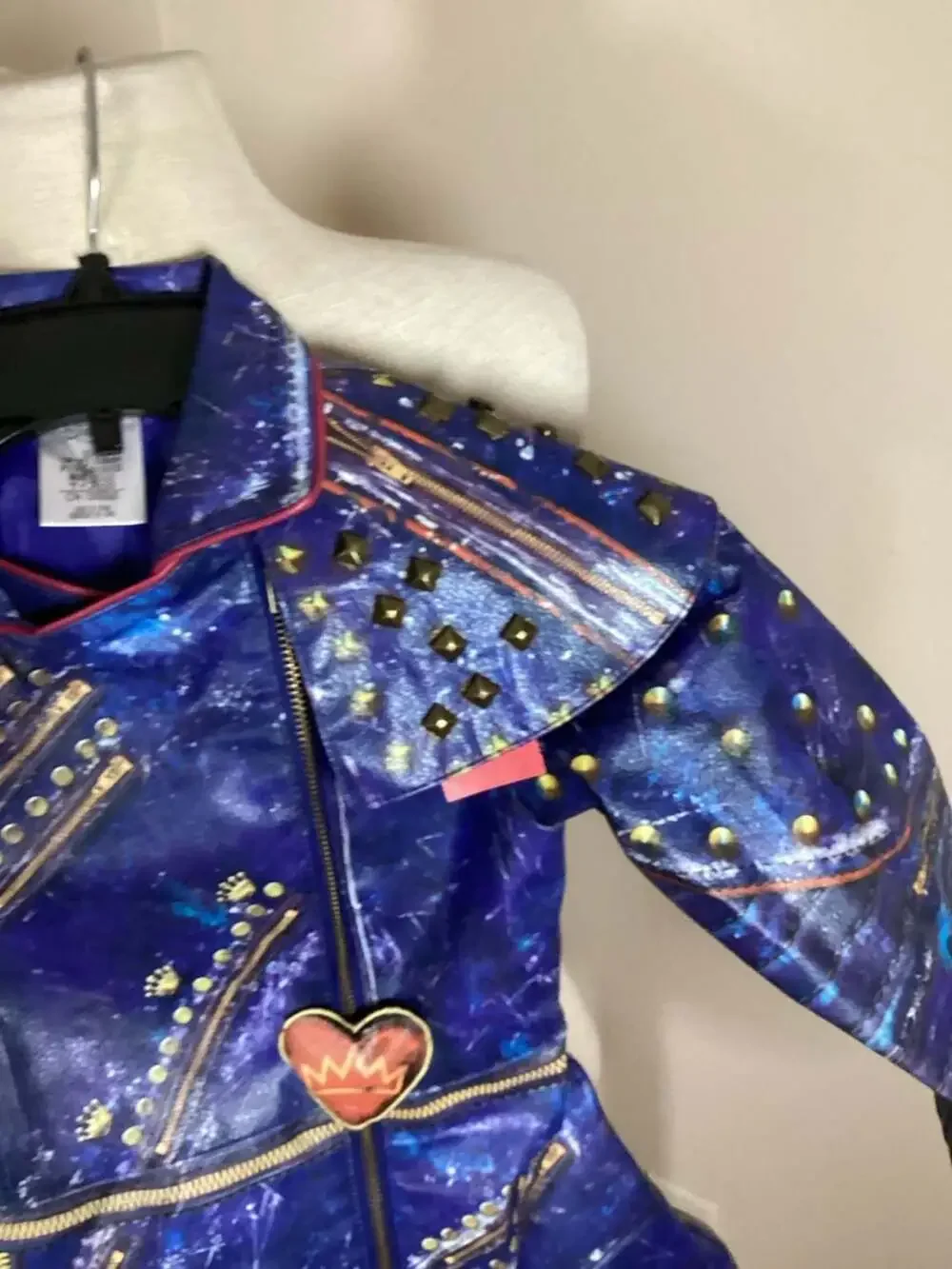 Disney Descendants 2 Evie Faux Leather Costume Jacket